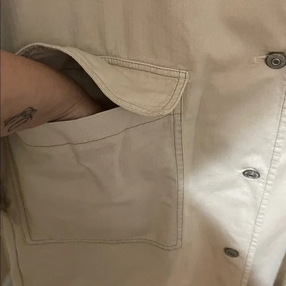 Free People We the Free Perry washed trench coat in oak - Picture 8 of 9